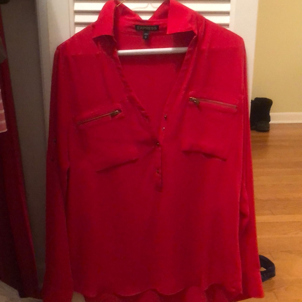 Express red shirt
